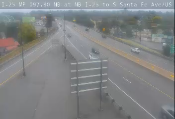 I-25 MP 097.80 NB at NB I-25 to S Santa Fe Ave/US 50B Ramp