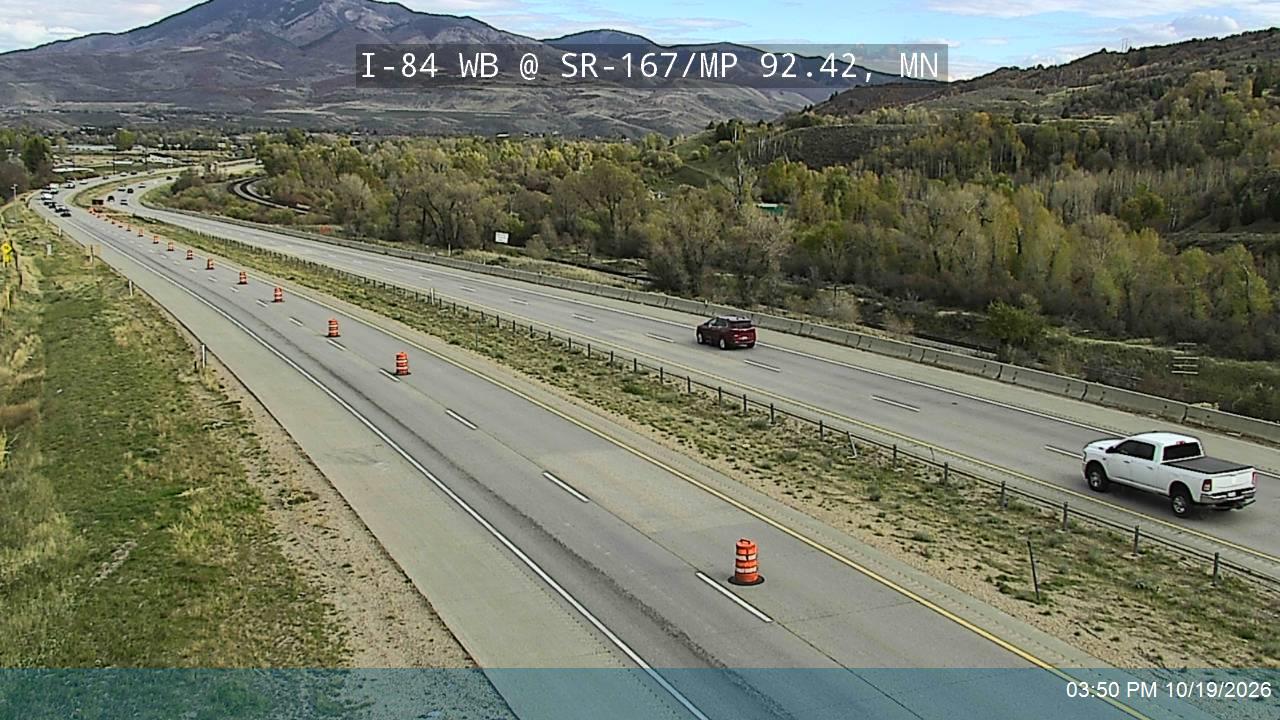 I-84 WB @ SR-167 / MP 92.42, MN