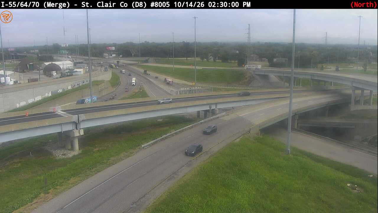 I-55/64 at Milepost 2.6 (Merge)