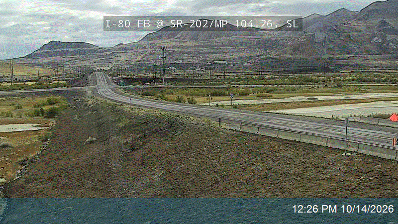 I-80 EB @ SR-202 / MP 104.26, SL