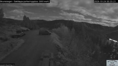 Luster › South-east: Brunestegen parkering