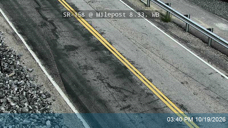 SR-158 @ Milepost 8.33, WB