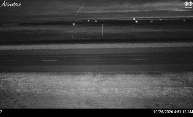 Hwy 16: East of Hwy 897 near Lloydminster - Road