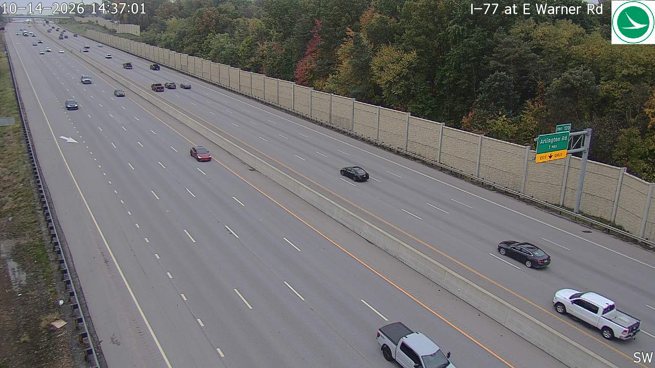 I-77 at E Warner Rd