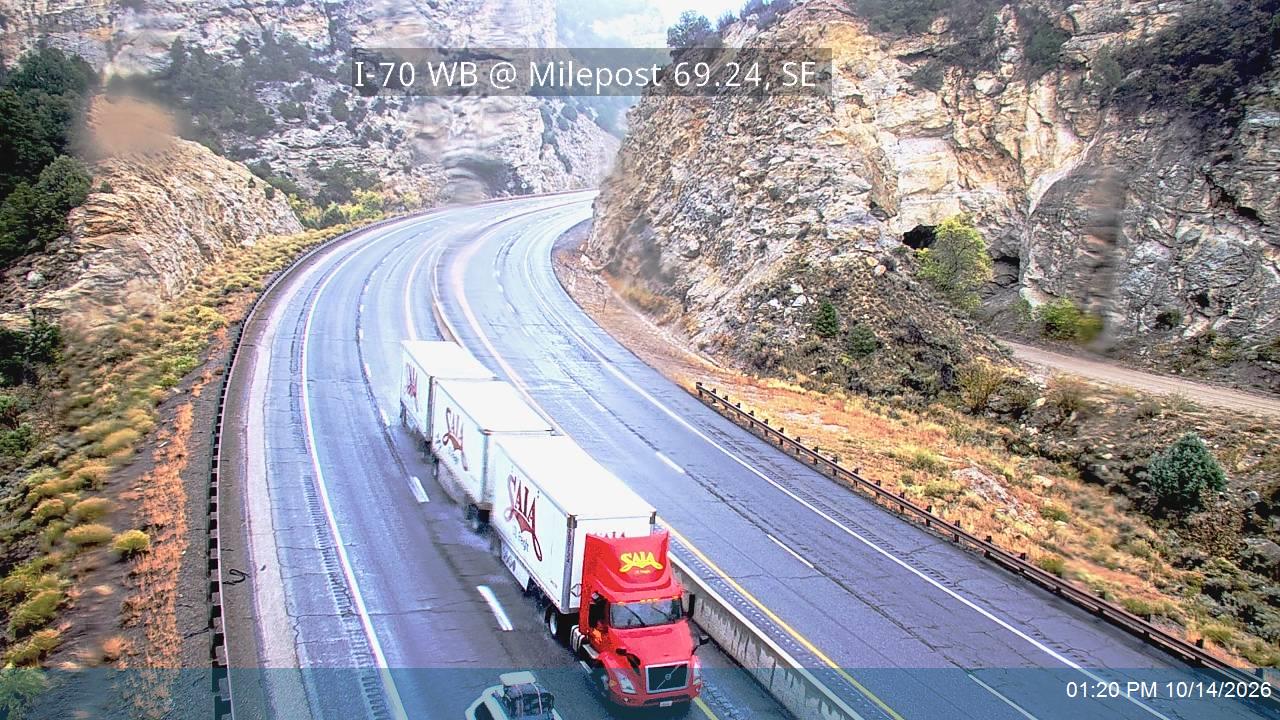 I-70 WB @ Milepost 69.24, SE