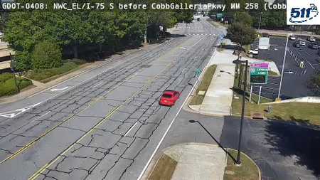 I-75 S before CobbGalleriaPkwy MM 258 (Cobb)