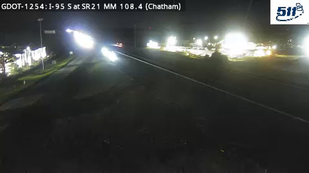I-95 S at SR21 MM 108.4 (Chatham)