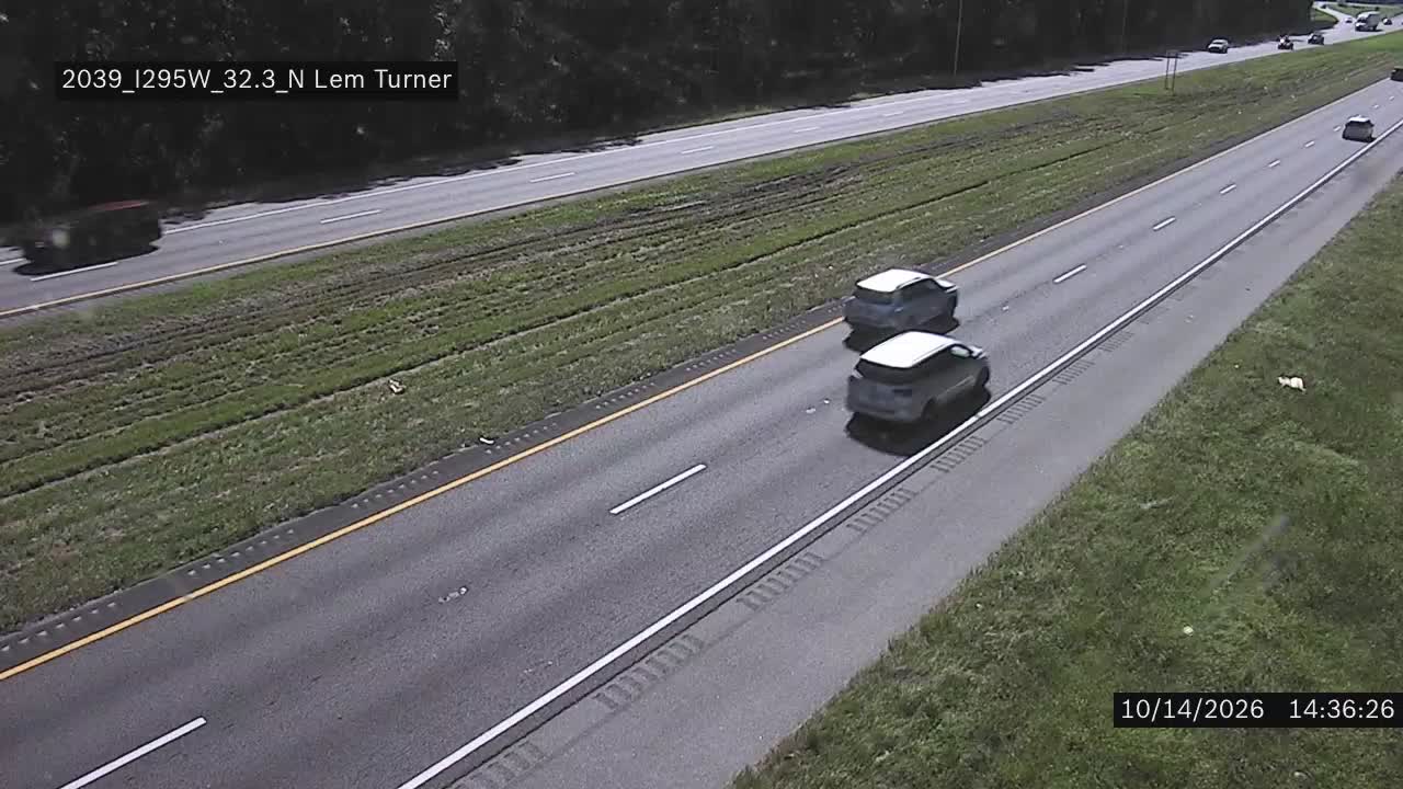 I-295 W N of Lem Turner Rd