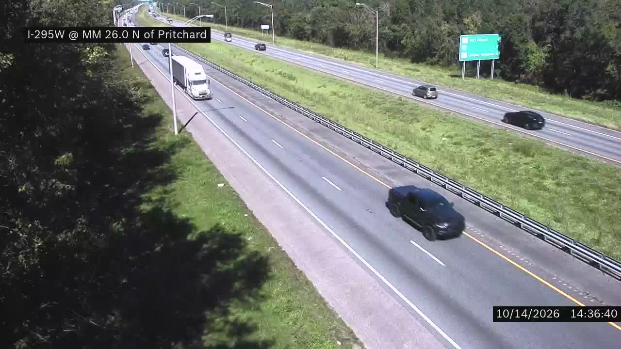 I-295 W N of Pritchard Rd