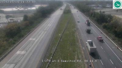 Columbus: I-270 at S Hamilton Rd, MM 44.8, 2142