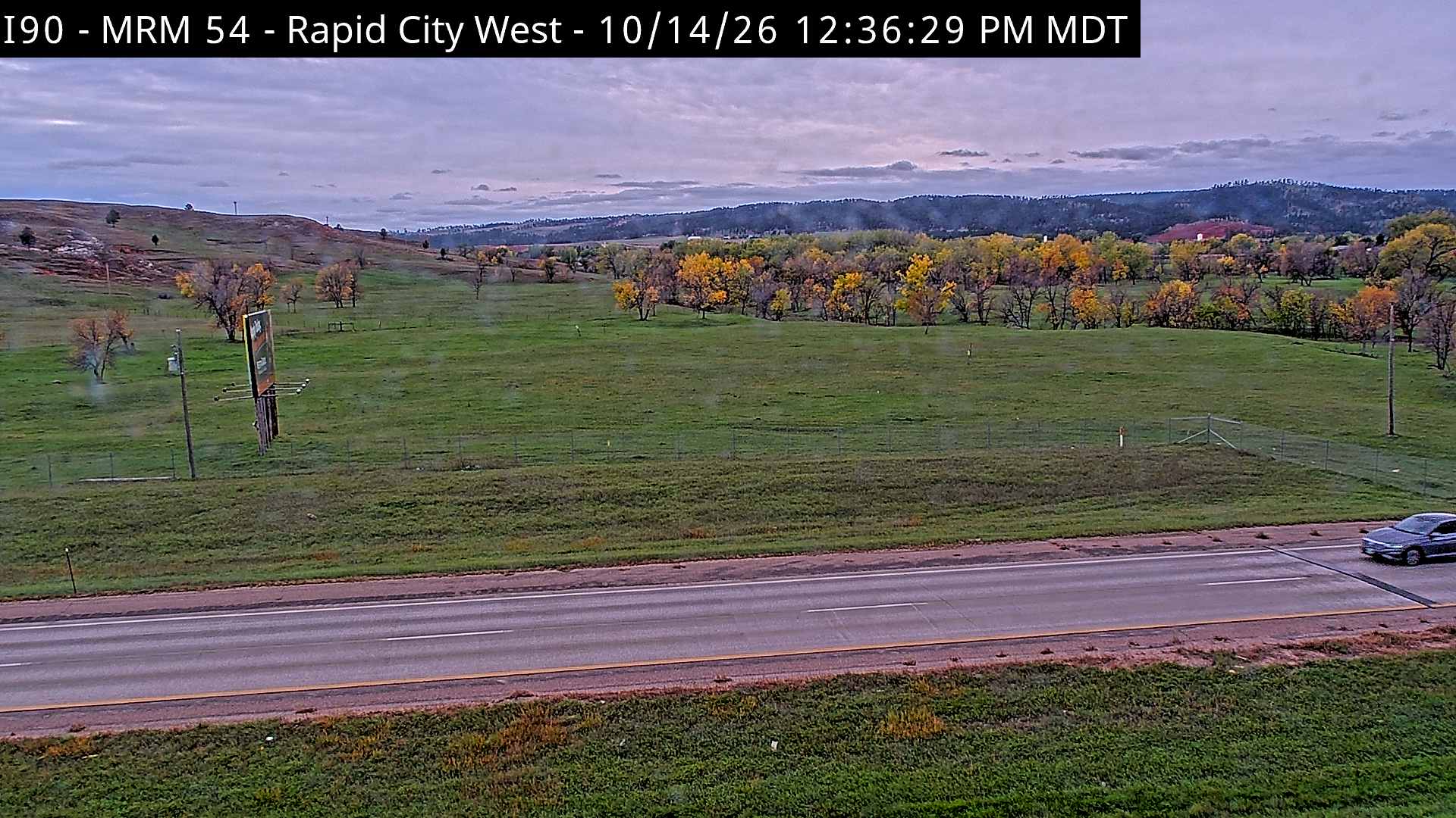 Rapid City-west of town along I-90 @ MP 54 looking southwest