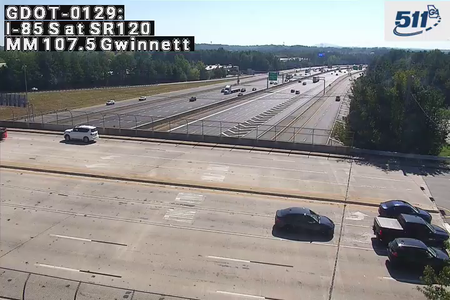 I-85 S at SR120 MM 107.5 (Gwinnett)