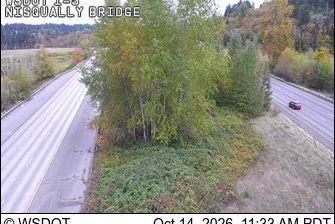Lacey: I-5 at MP 115.2: Nisqually Bridge