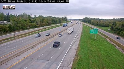 Kansas City: I-70 E @ 78th Street