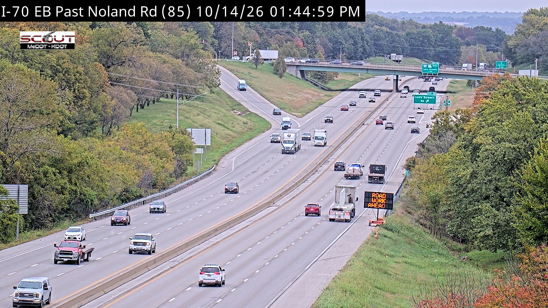 I-70 EB PAST NOLAND ROAD