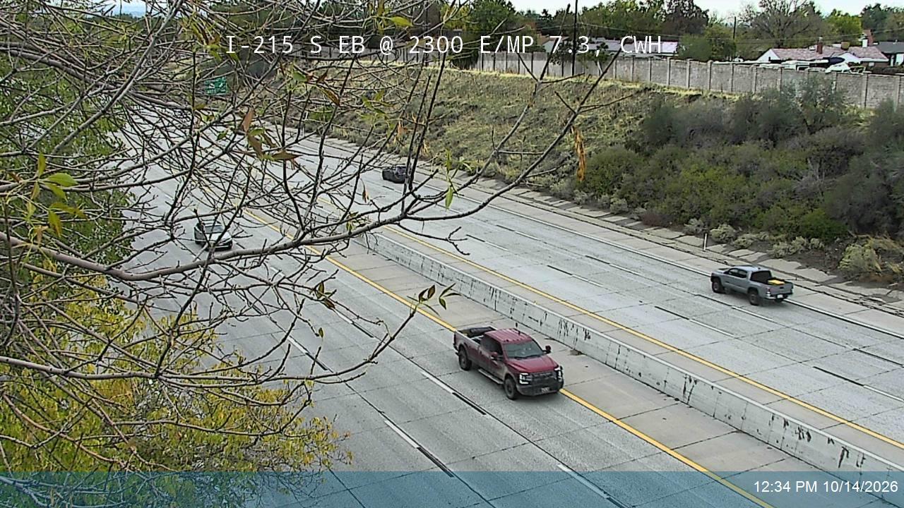 I-215 S EB @ 2300 E / MP 7.3, CWH