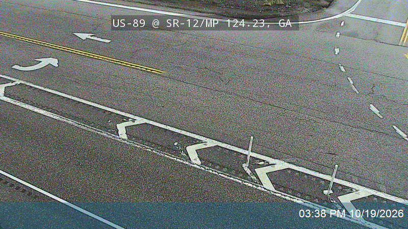 US-89 @ SR-12 / Milepost 124.23, GA