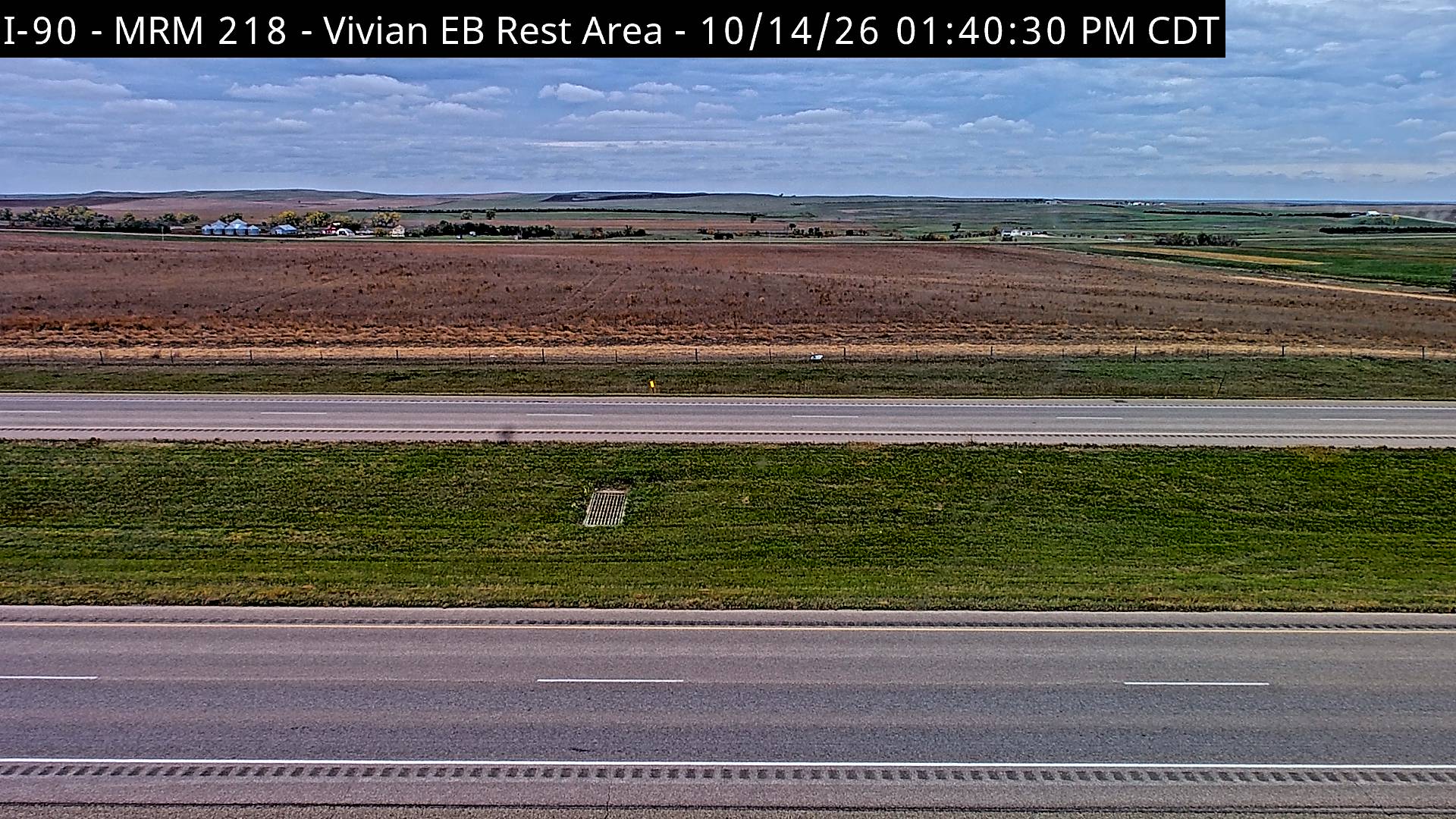 Vivian rest area-east of town along I-90 @ MP 218 looking north