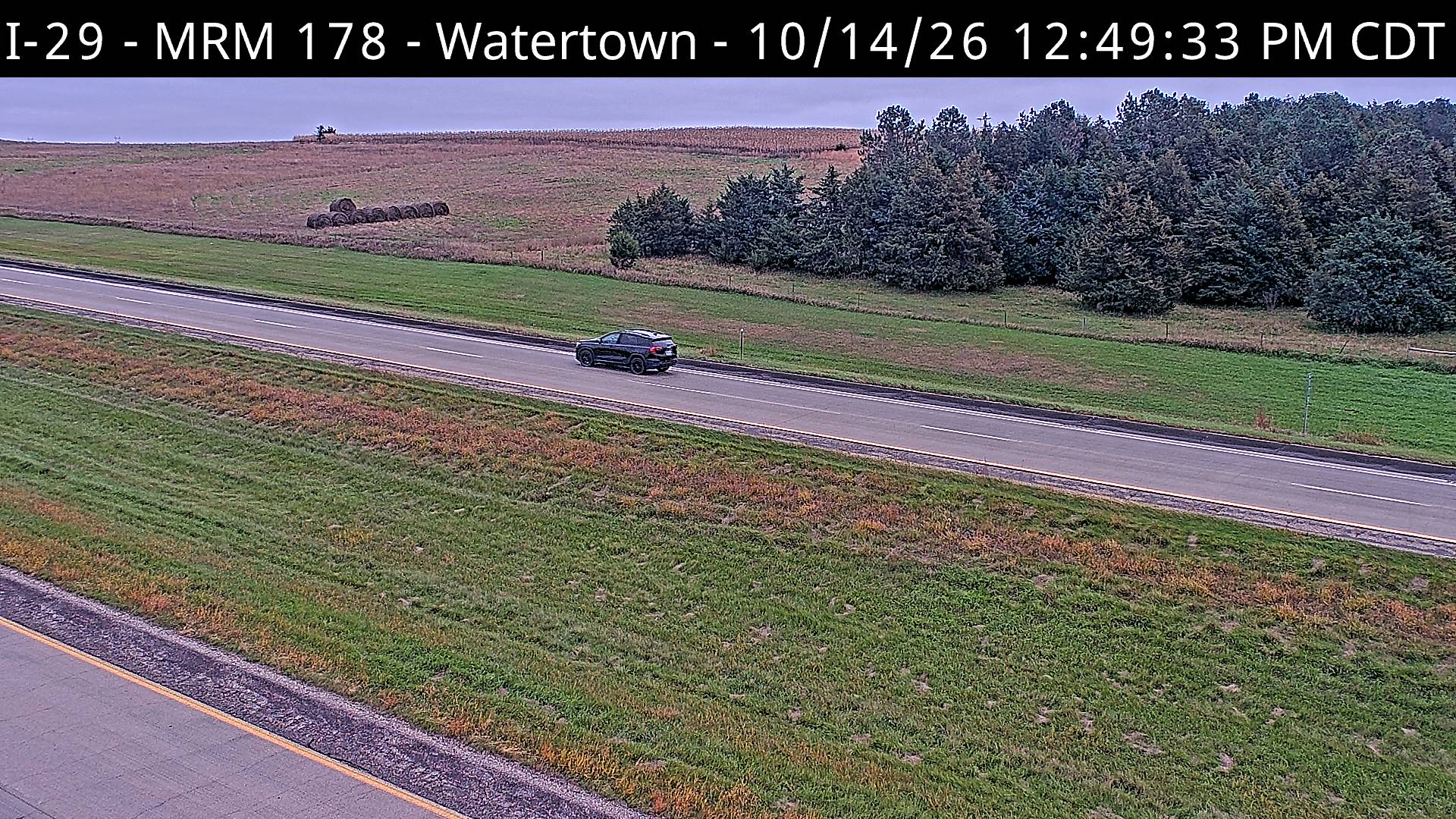 Watertown-north of town along I-29 @ MP 179 looking east