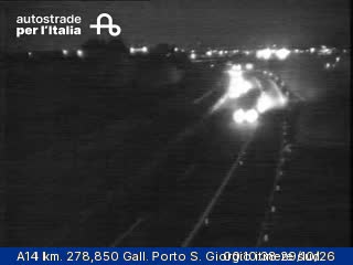 A14 km. 278,850 Gall. Porto S. Giorgio itinere sud