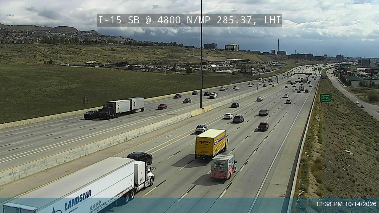 I-15 SB @ 4800 N / MP 285.37, LHI