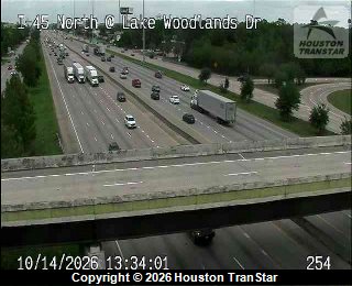 IH-45 North @ LAKE WOODLANDS DR.
