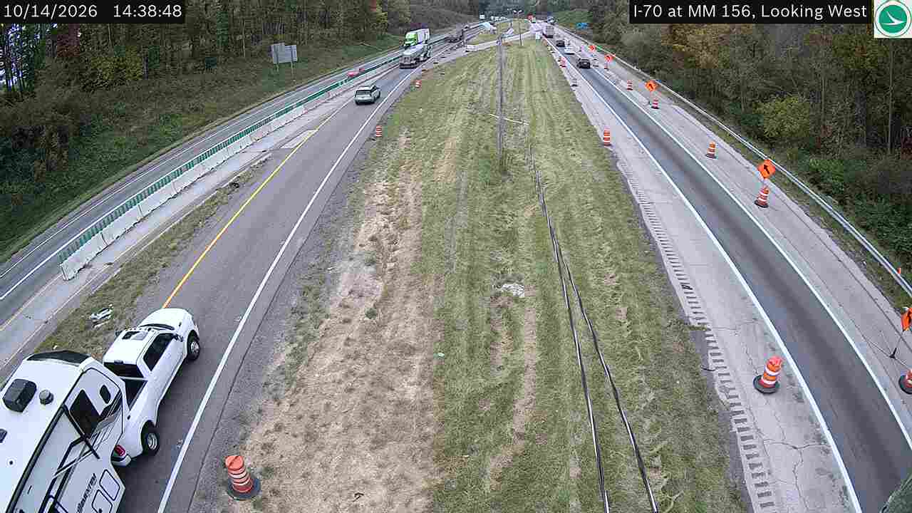 I-70 at MM 156, Looking West
