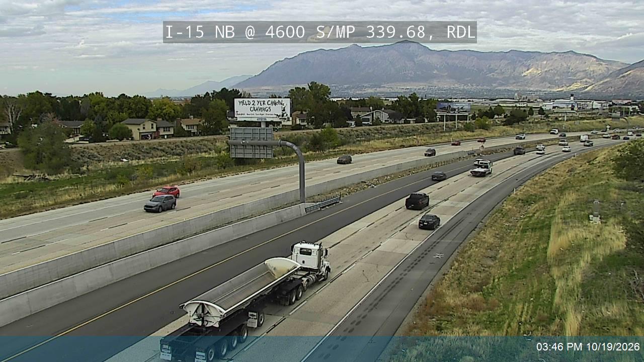 I-15 NB @ 4600 S / MP 339.68, RDL