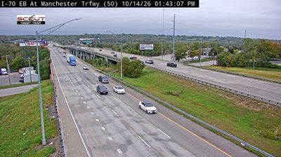 Kansas City: I-70 E @ MANCHESTER TRFWY