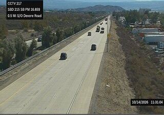 Devore › South: I-215 : (217) 0.5 Mi South of