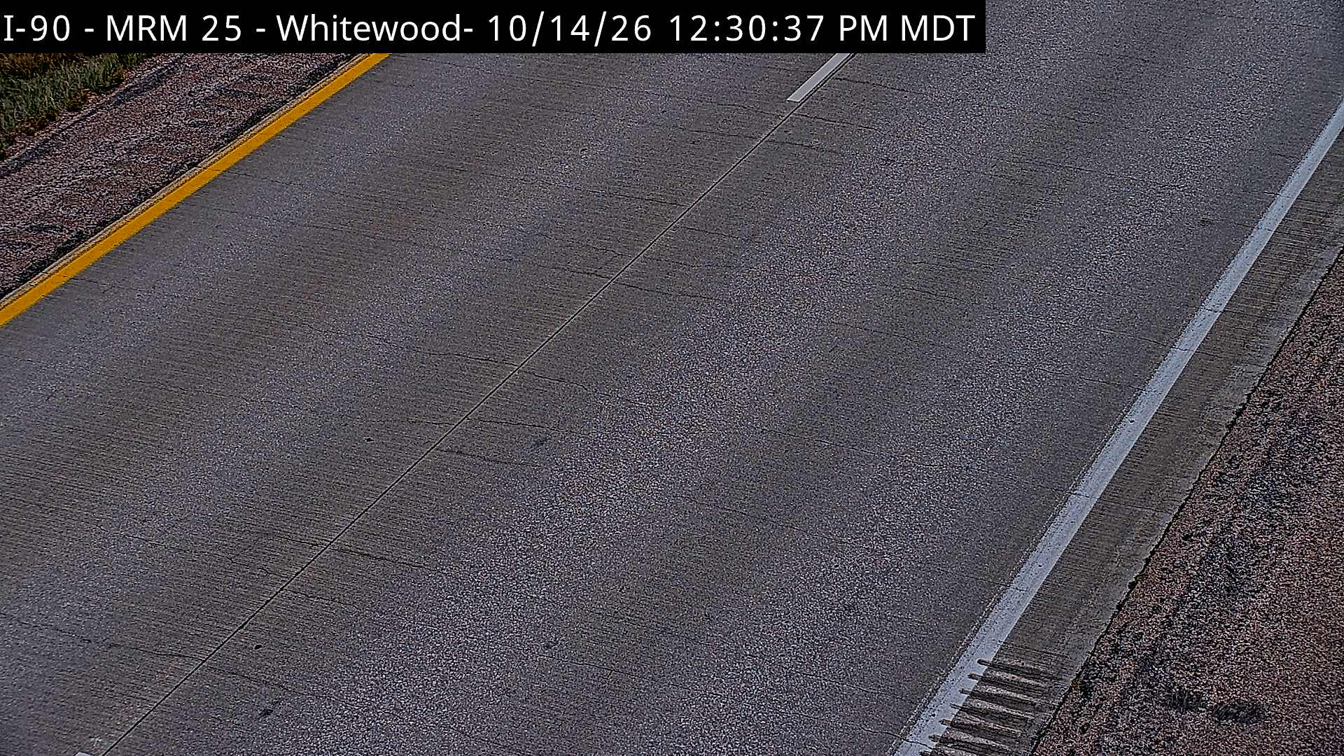 Whitewood- I-90 @ MP 22.5 road surface