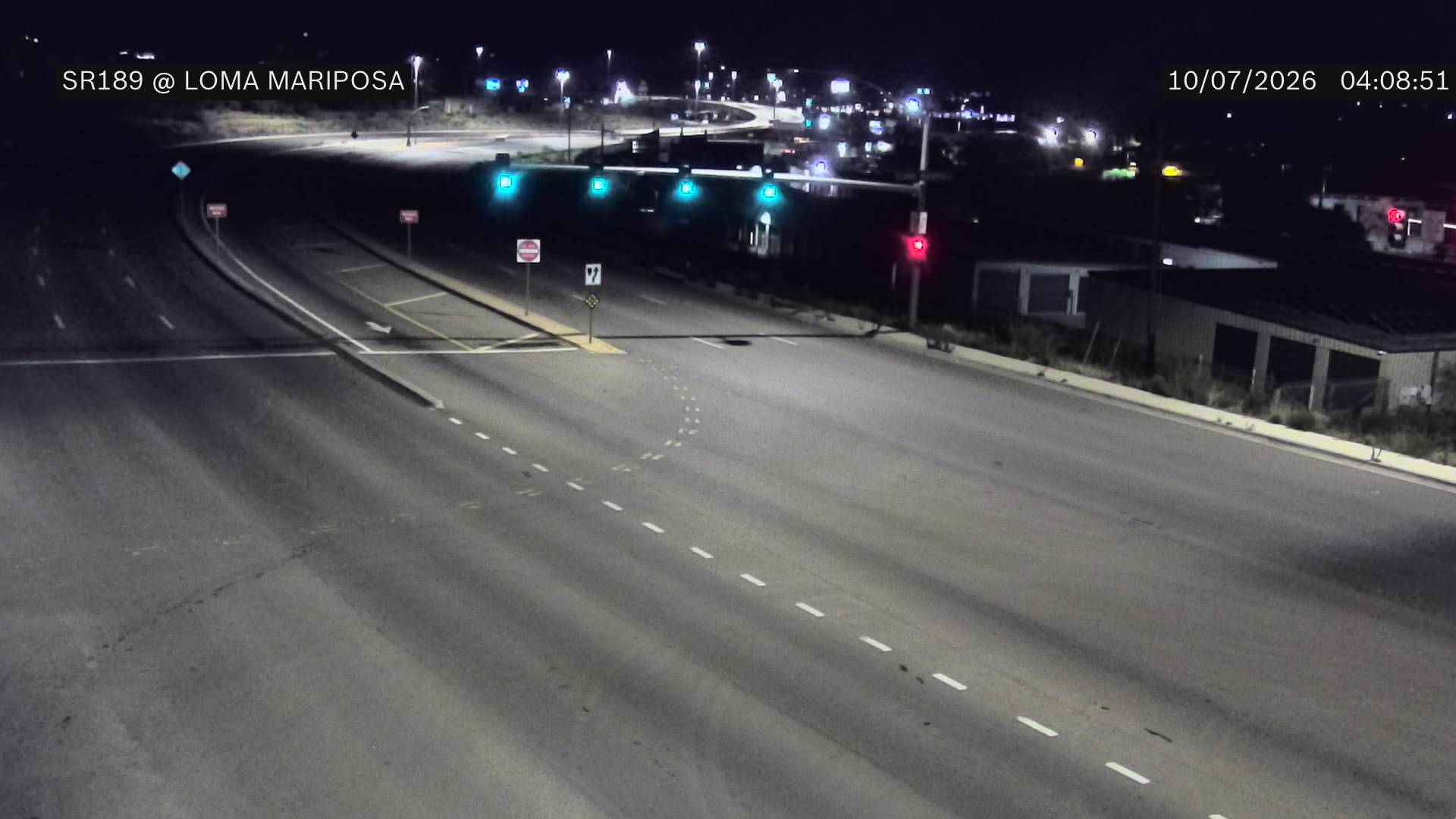 SR-189 @Loma Mariposa Road