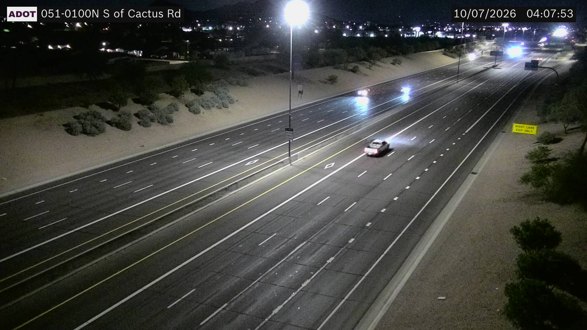 SR-51 @S of Cactus Rd