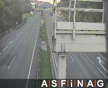 A01, bei Raststation Walserberg, Blickrichtung Walserberg / D - Km 300,10