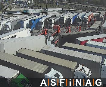 A02, bei Rastplatz Guntramsdorf, Blickrichtung LKW Stellplatz - Km 14,60