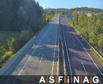 A02, bei  Sinabelkirchen, Blickrichtung Wien - Km 149,34