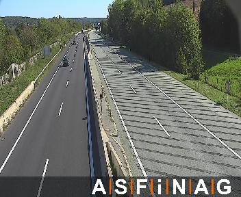 A02, bei  Sinabelkirchen, Blickrichtung Wien - Km 150,90