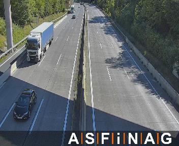A02, bei  Laßnitzhöhe, Blickrichtung Wien - Km 169,90