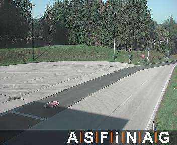 A02, Verkehrskontrollplatz Haimburg, Blickrichtung Einfahrt - Km 279,83