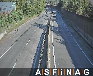 A02, zwischen Pörtschach Ost und  Pörtschach West, Blickrichtung Klagenfurt - Km 336,59