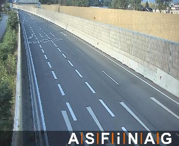 A02, bei  Villach, Blickrichtung Klagenfurt - Km 356,24