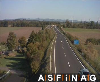 A03, bei  Guntramsdorf, Blickrichtung Eisenstadt - Km 0,33