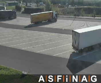 A06, bei Rastplatz Potznieusiedl, Blickrichtung LKW Stellplatz - Km 10,60