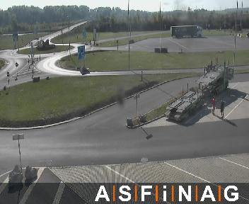 A06, bei Rastplatz Potznieusiedl, Blickrichtung LKW Stellplatz - Km 10,95