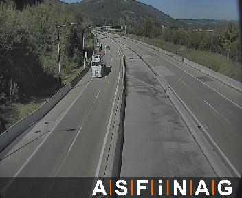 A09, bei Tunnel Kremsursprung, Blickrichtung Linz - Km 23,27