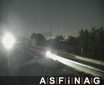 A09, bei  Graz West, Blickrichtung Spielfeld - Km 189,10