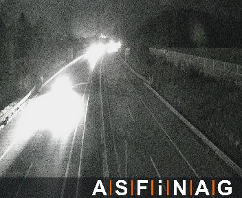 A10, zwischen Kuchl und Golling, Blickrichtung Villach - Km 25,64