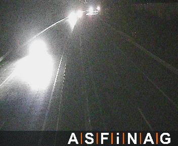 A10, zwischen Kuchl und Golling, Blickrichtung Villach - Km 25,64