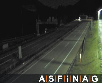 A10, bei Rastplatz Weissenstein, Blickrichtung Villach - Km 168,41