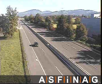 A14, bei  Dornbirn West, Blickrichtung Bregenz - Km 17,82